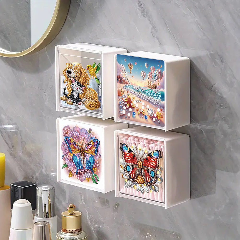 DIY Diamond Painting Storage Organizer Wall Mount Diamond Art Organizer Box