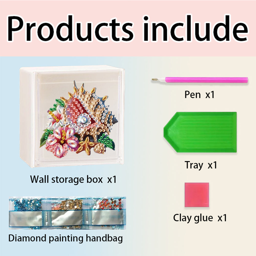 DIY Diamond Painting Storage Organizer Wall Mount Diamond Art Organizer Box