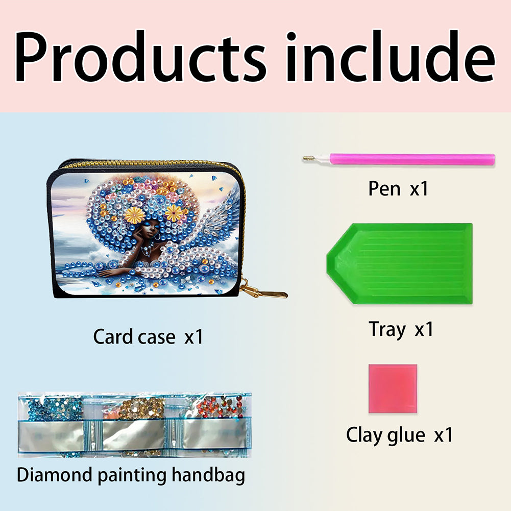 5D DIY Diamond Painting Wallet Diamond Painting Card Holder Coin Purse DIY Craft