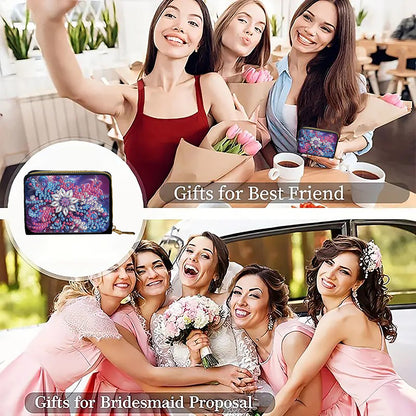 5D DIY Diamond Painting Wallet Diamond Painting Card Holder Coin Purse DIY Craft