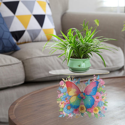 Acrylic Diamond Painting Plant Stand Diamond Art Potted Plant Holder Home Decor