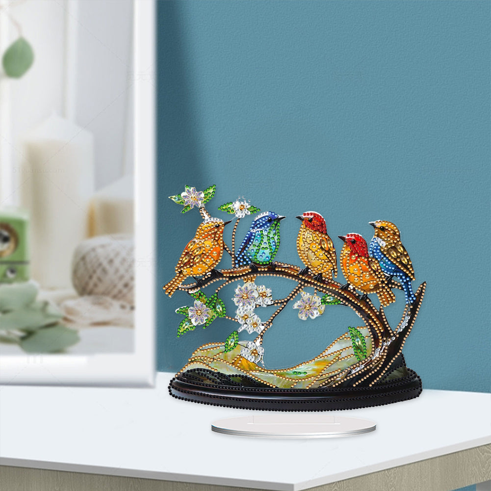 Animal Special Shaped 5D DIY Diamond Painting Tabletop Ornaments Kit Table Decor