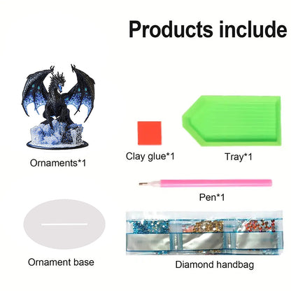 Animal Special Shaped 5D DIY Diamond Painting Tabletop Ornaments Kit Table Decor