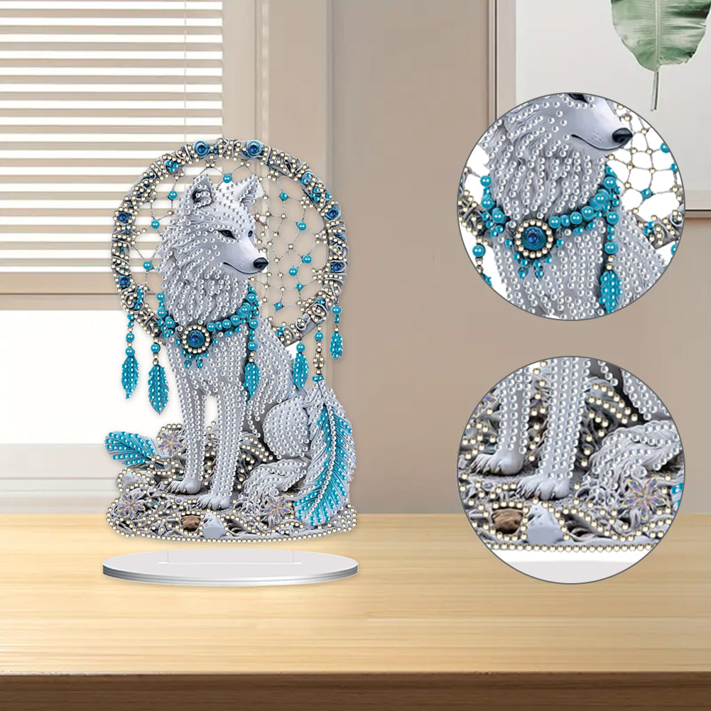 Animal Special Shaped 5D DIY Diamond Painting Tabletop Ornaments Kit Table Decor