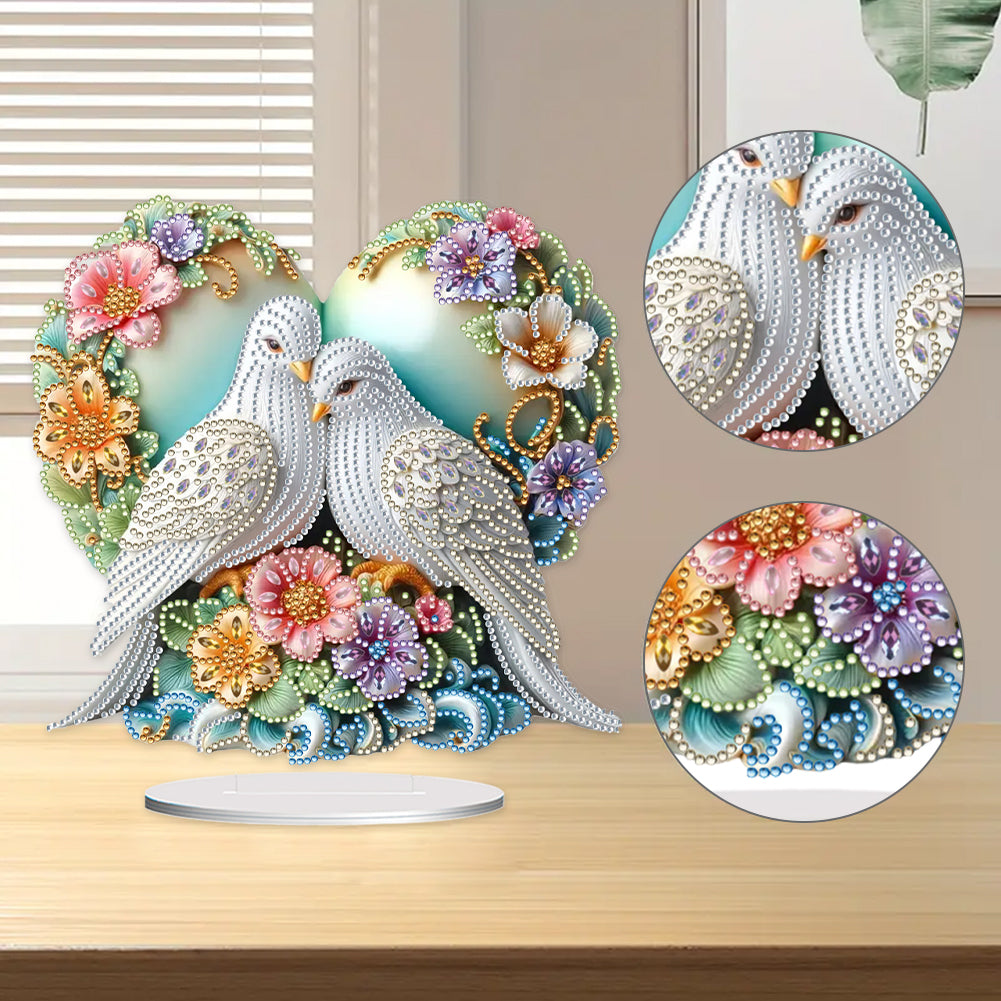 Animal Special Shaped 5D DIY Diamond Painting Tabletop Ornaments Kit Table Decor