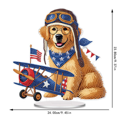 Independence Day Diamond Painting Tabletop Ornaments Kit Patriotic Centerpieces