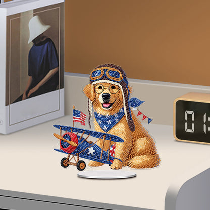 Independence Day Diamond Painting Tabletop Ornaments Kit Patriotic Centerpieces