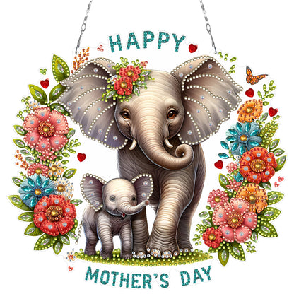 Bear DIY Diamond Art Pendant Kit Diamond Painting Hanging Pendant for Art Crafts