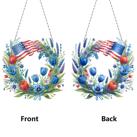 Bear DIY Diamond Art Pendant Kit Diamond Painting Hanging Pendant for Art Crafts