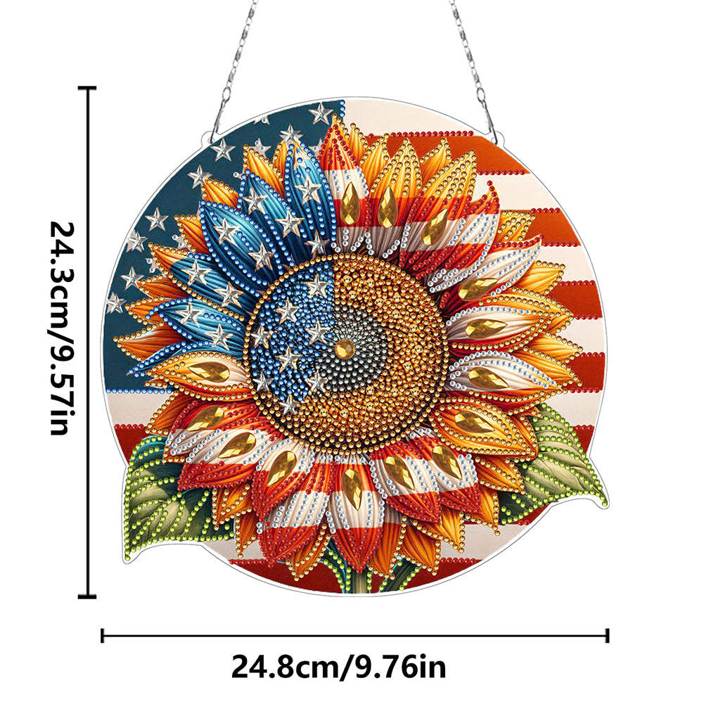 Bear DIY Diamond Art Pendant Kit Diamond Painting Hanging Pendant for Art Crafts