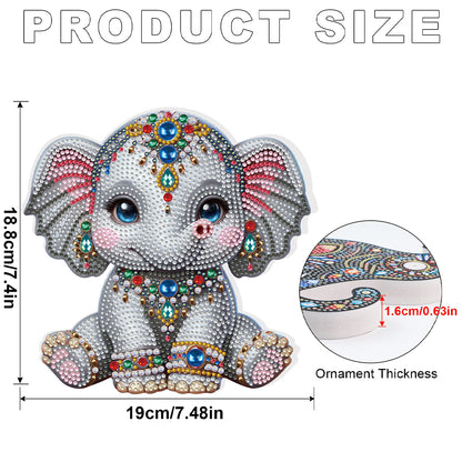 2D Flat Animal DIY Diamond Painting Desktop Decorations Bedroom Table Decoration