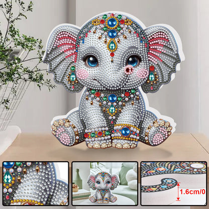 2D Flat Animal DIY Diamond Painting Desktop Decorations Bedroom Table Decoration