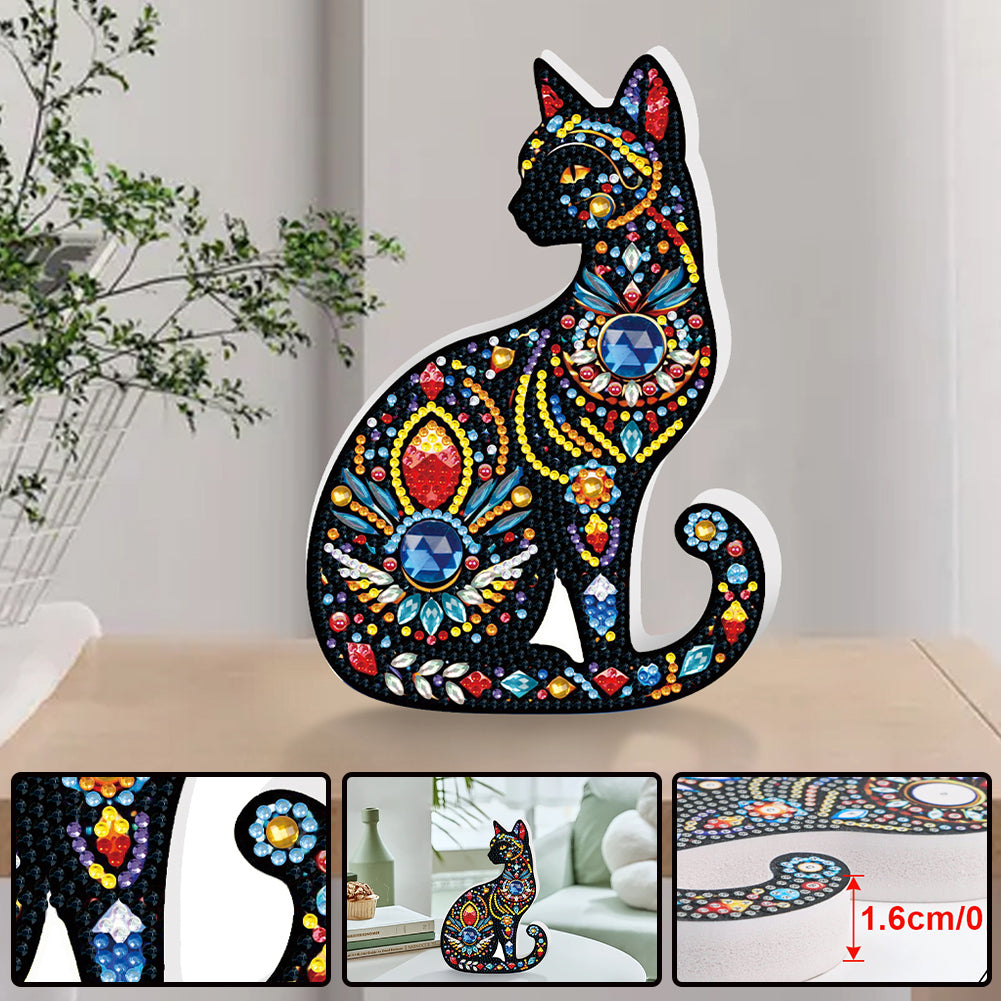 2D Flat Animal DIY Diamond Painting Desktop Decorations Bedroom Table Decoration