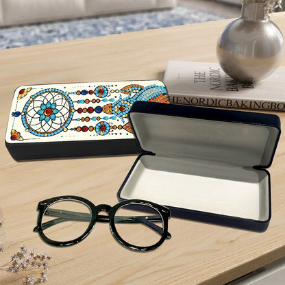2Pcs Diamond Painting Eyeglasses Case Glasses Storage Case for Friends Gift