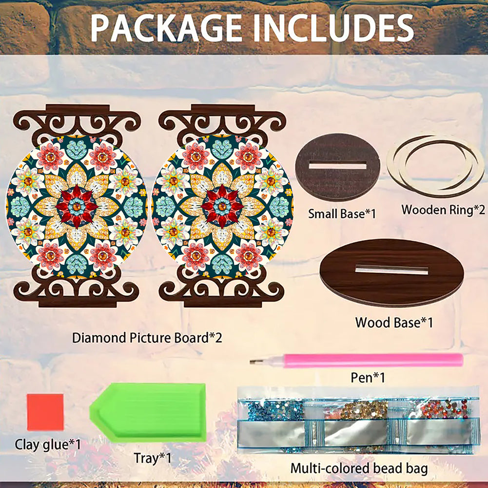 Animals Diamond Painting Candle Holder Ornaments Desktop Tea Light Candle Holder