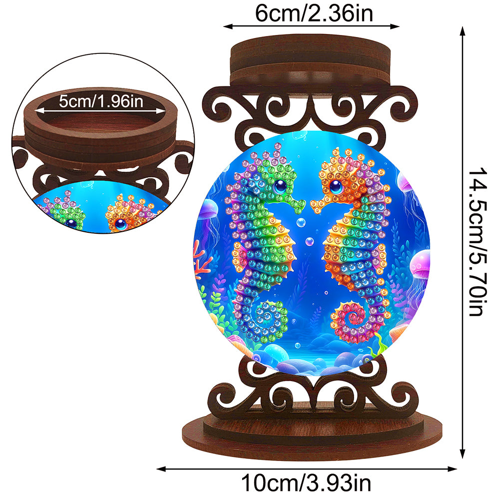 Animals Diamond Painting Candle Holder Ornaments Desktop Tea Light Candle Holder