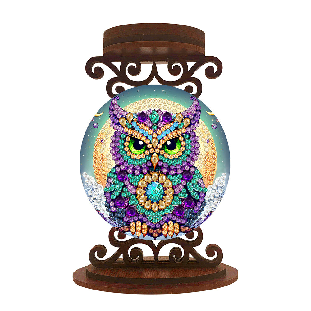 Animals Diamond Painting Candle Holder Ornaments Desktop Tea Light Candle Holder