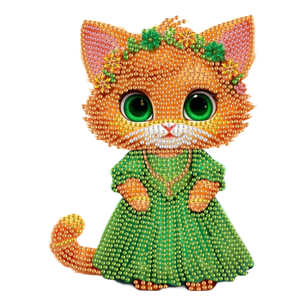Acrylic Shaking Head Animal Desktop Diamond Art Kits Cat Dog Bedroom Table Decor