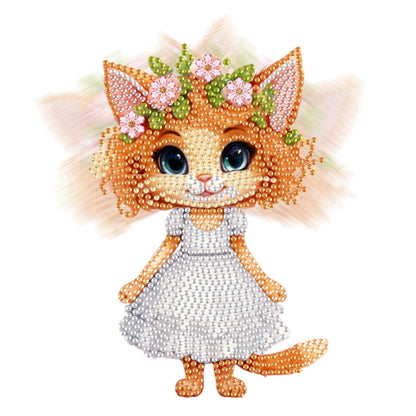 Acrylic Shaking Head Animal Desktop Diamond Art Kits Cat Dog Bedroom Table Decor