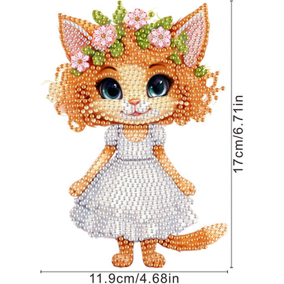Acrylic Shaking Head Animal Desktop Diamond Art Kits Cat Dog Bedroom Table Decor