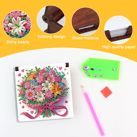 1pc Diamond Painting Kit Note Box 160 Sticky Notes Home Office School Supplies