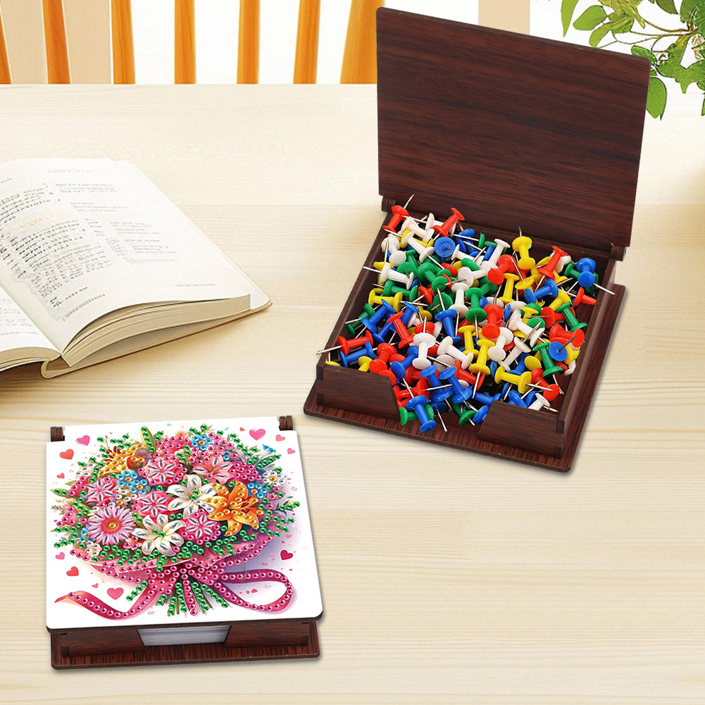 1pc Diamond Painting Kit Note Box 160 Sticky Notes Home Office School Supplies