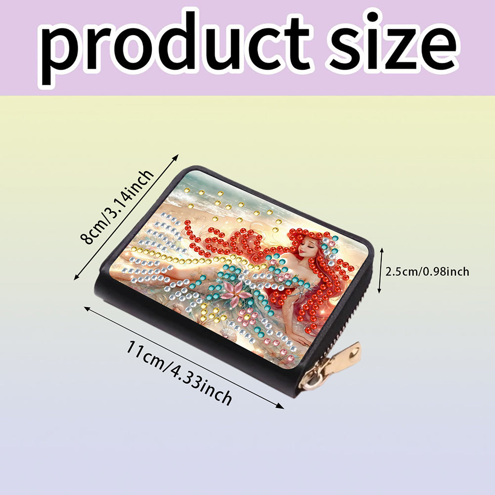 Diamond Painting Card Holder Coin Purse Diamond Art Wallet Pouch Gifts for Women
