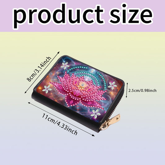 Diamond Painting Card Holder Coin Purse Diamond Art Wallet Pouch Gifts for Women