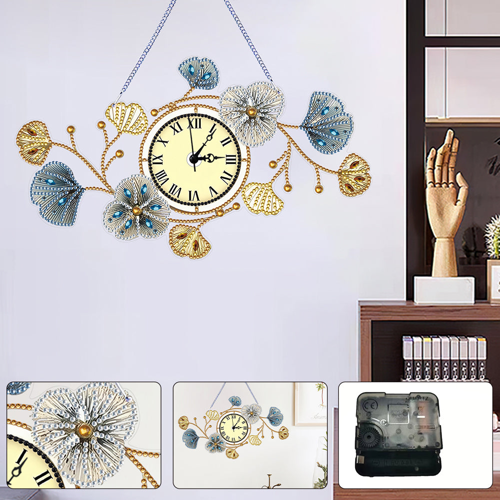 DIY Diamond Painting Clock Kits Diamond Art Clock Ornaments Kit Home Wall Decor