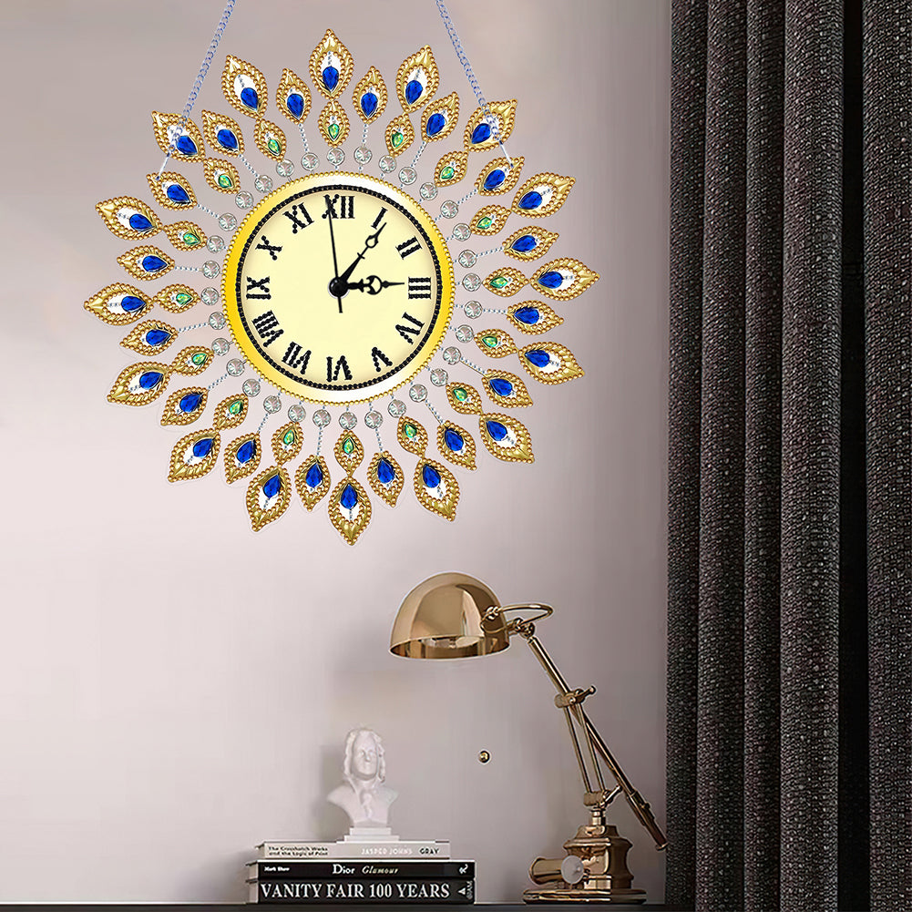 DIY Diamond Painting Clock Kits Diamond Art Clock Ornaments Kit Home Wall Decor