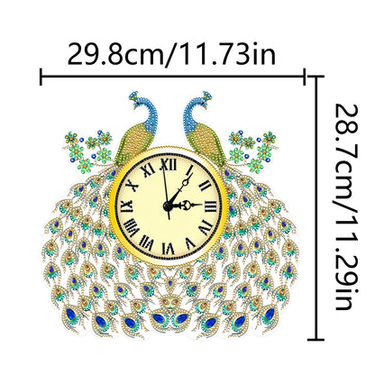 DIY Diamond Painting Clock Kits Diamond Art Clock Ornaments Kit Home Wall Decor