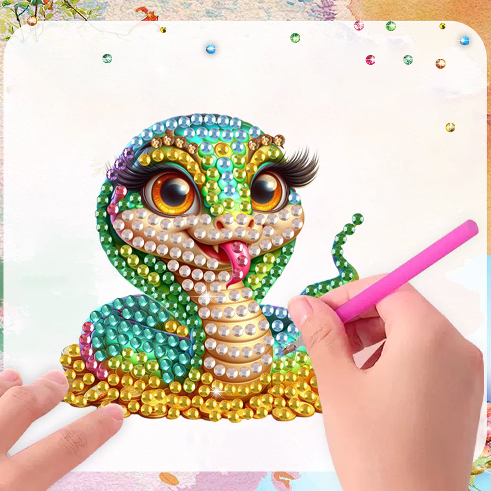 6Pcs Diamond Painting Refrigerator Magnets Diamond Art Kits for Adults Beginners
