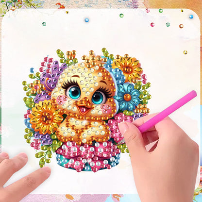 6Pcs Diamond Painting Refrigerator Magnets Diamond Art Kits for Adults Beginners