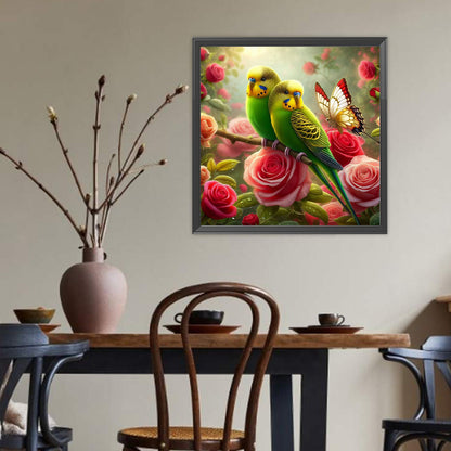 Parrot - Full Round Drill Diamond Painting 40*40CM