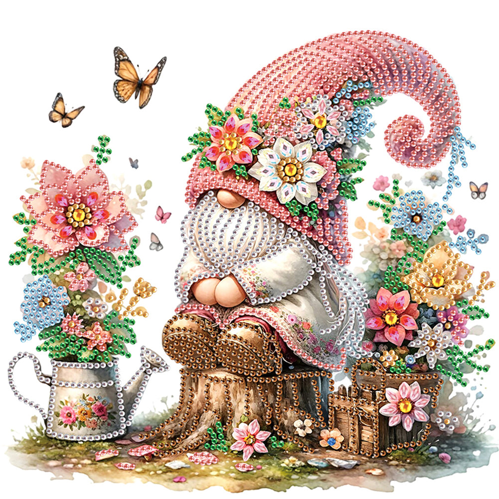 4 Pcs Gnome - Special Shaped Drill Diamond Painting 30*30CM