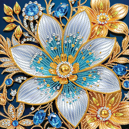 4 Pcs Flowers - Special Shaped Drill Diamond Painting 30*30CM