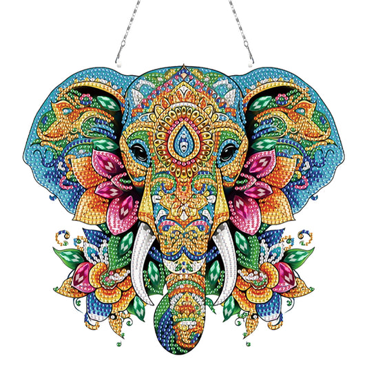 Acrylic Special Shape Animals Diamond Painting Ornaments for Garden Window Decor