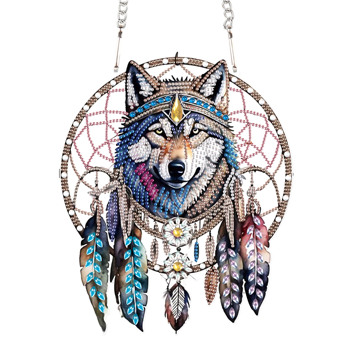 Acrylic Special Shape Animals Diamond Painting Ornaments for Garden Window Decor