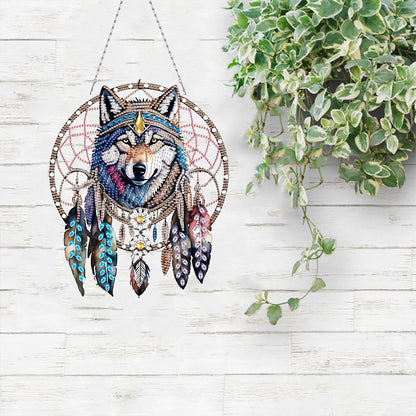Acrylic Special Shape Animals Diamond Painting Ornaments for Garden Window Decor