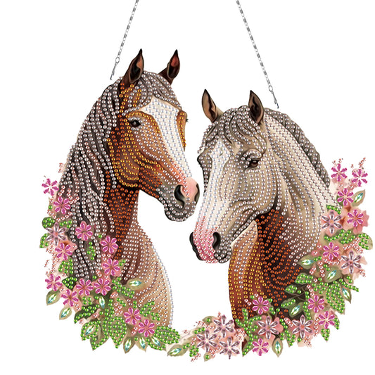 Acrylic Special Shape Animals Diamond Painting Ornaments for Garden Window Decor