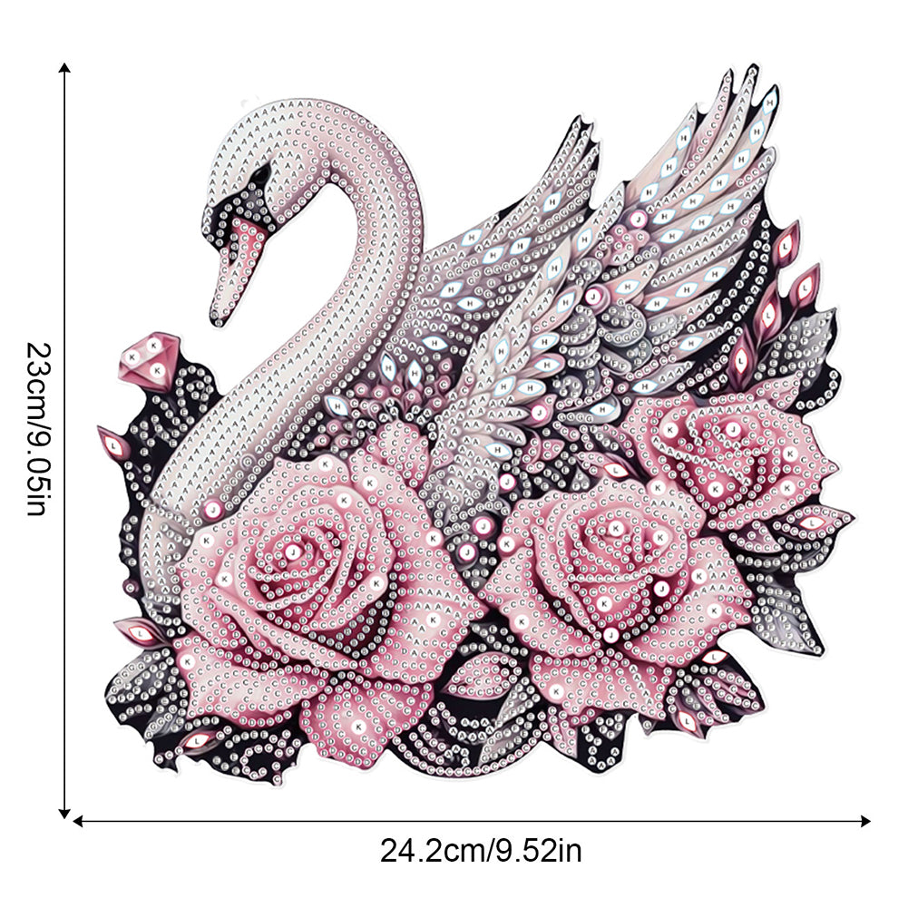 Acrylic Special Shape Animals Diamond Painting Ornaments for Garden Window Decor