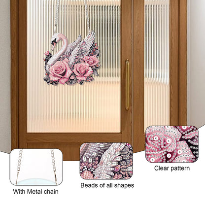 Acrylic Special Shape Animals Diamond Painting Ornaments for Garden Window Decor