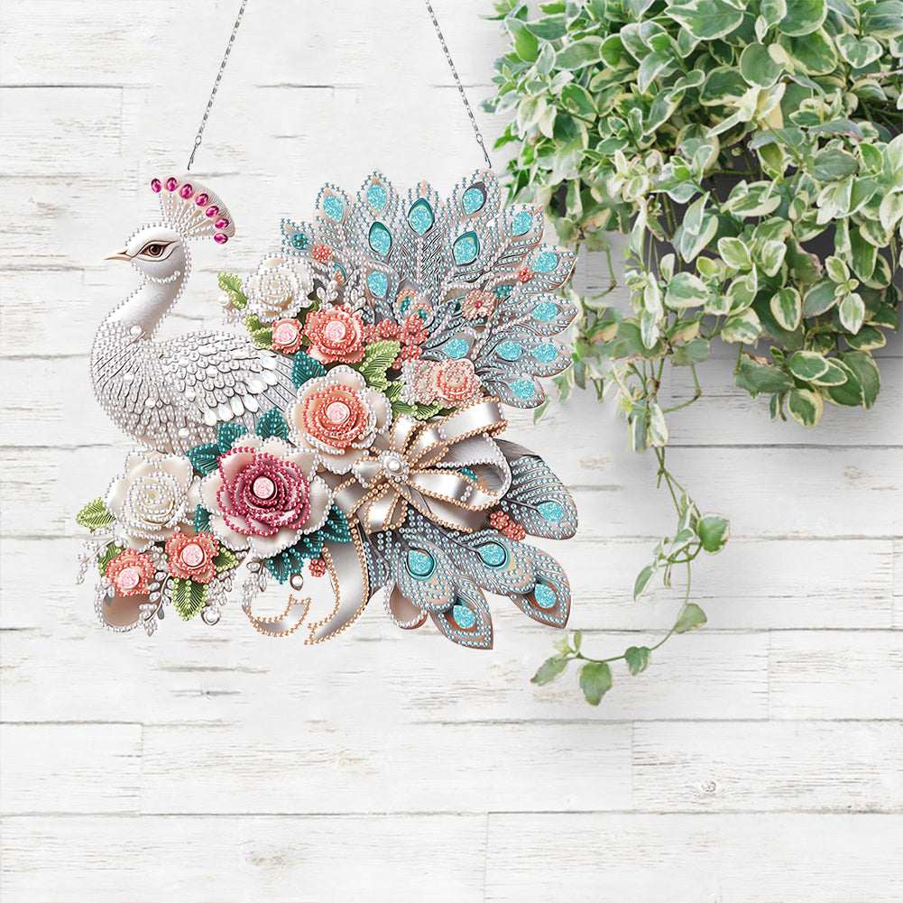 Acrylic Special Shape Animals Diamond Painting Ornaments for Garden Window Decor