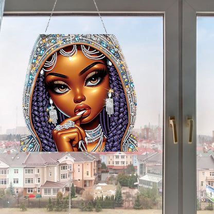 Acrylic Special Shape Animals Diamond Painting Ornaments for Garden Window Decor