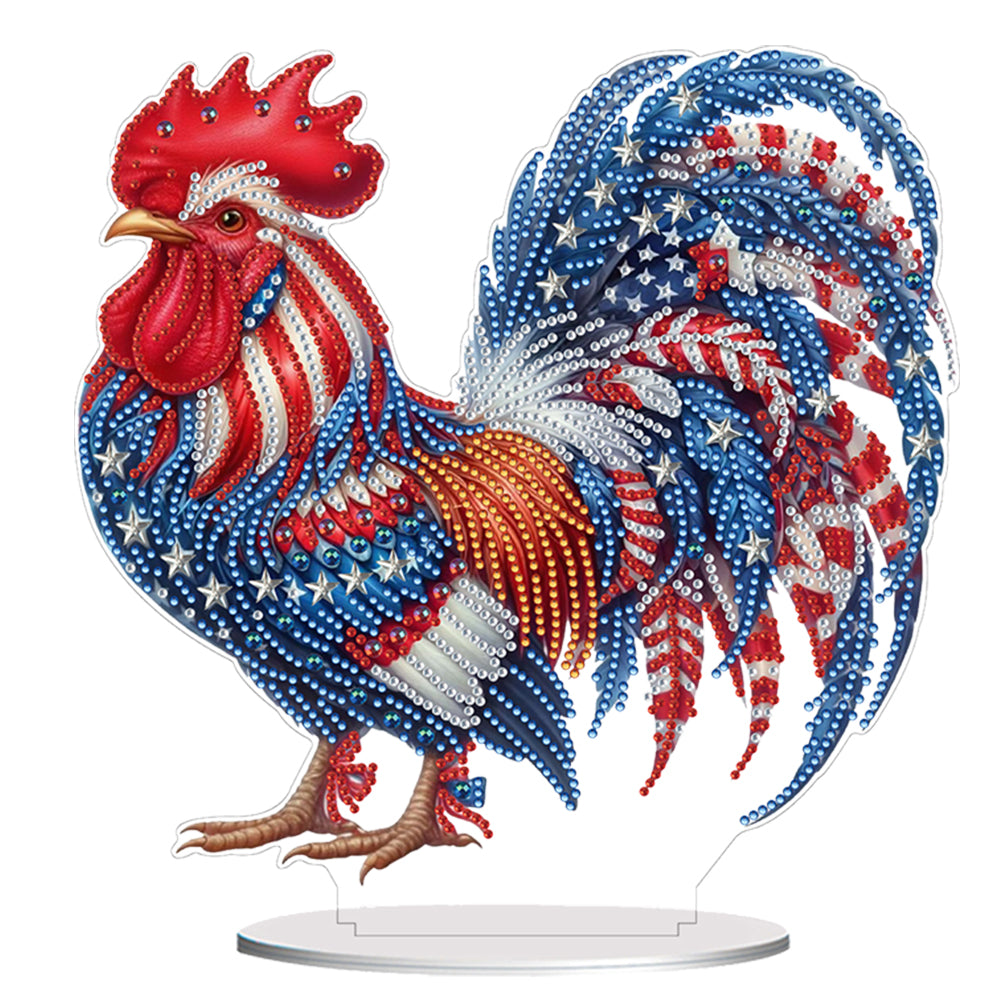 Independence Day Diamond Painting Tabletop Ornaments Kit for Adults Beginner