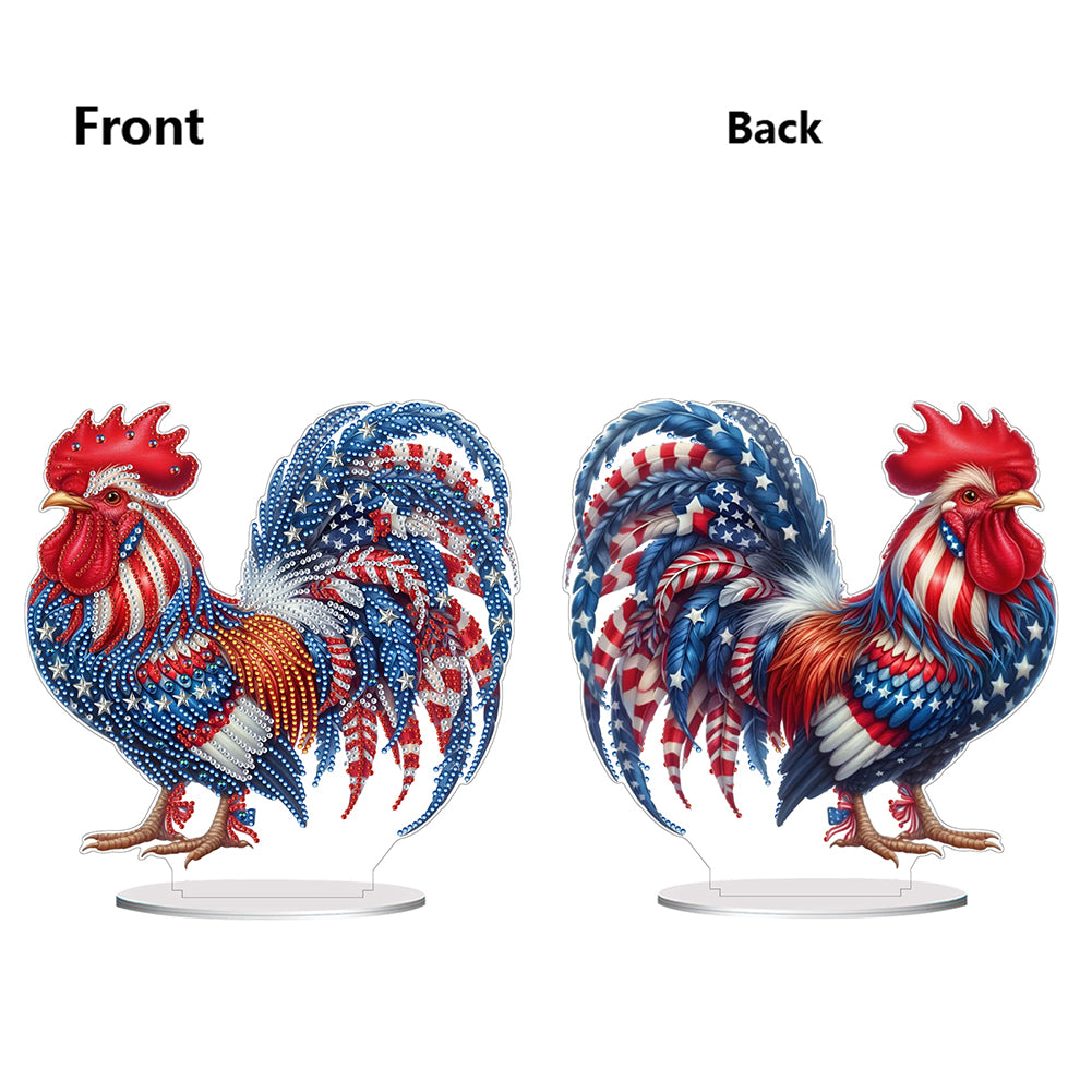 Independence Day Diamond Painting Tabletop Ornaments Kit for Adults Beginner