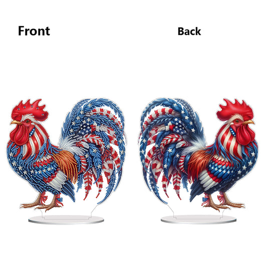 Independence Day Diamond Painting Tabletop Ornaments Kit for Adults Beginner