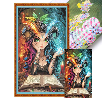 Cool Girl - 11CT Stamped Cross Stitch 40*70CM