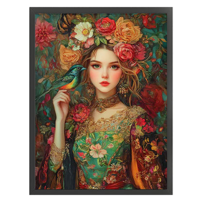 Classical Beauty - 11CT Stamped Cross Stitch 45*60CM