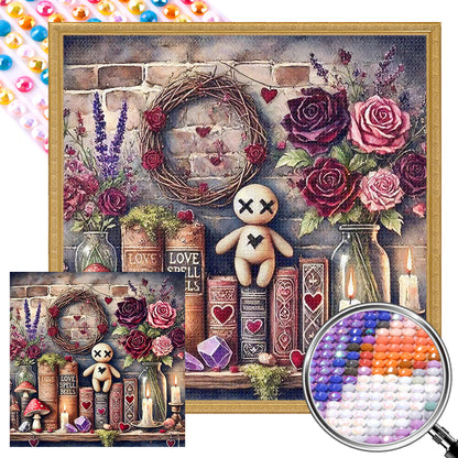 Love Spell - Full AB Round Drill Diamond Painting 40*40CM
